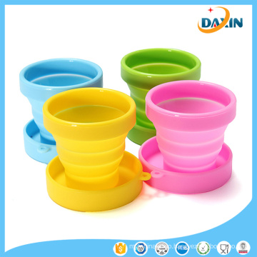 Candy Color Eco Friendly Food-Grade Silicone Folding Cup